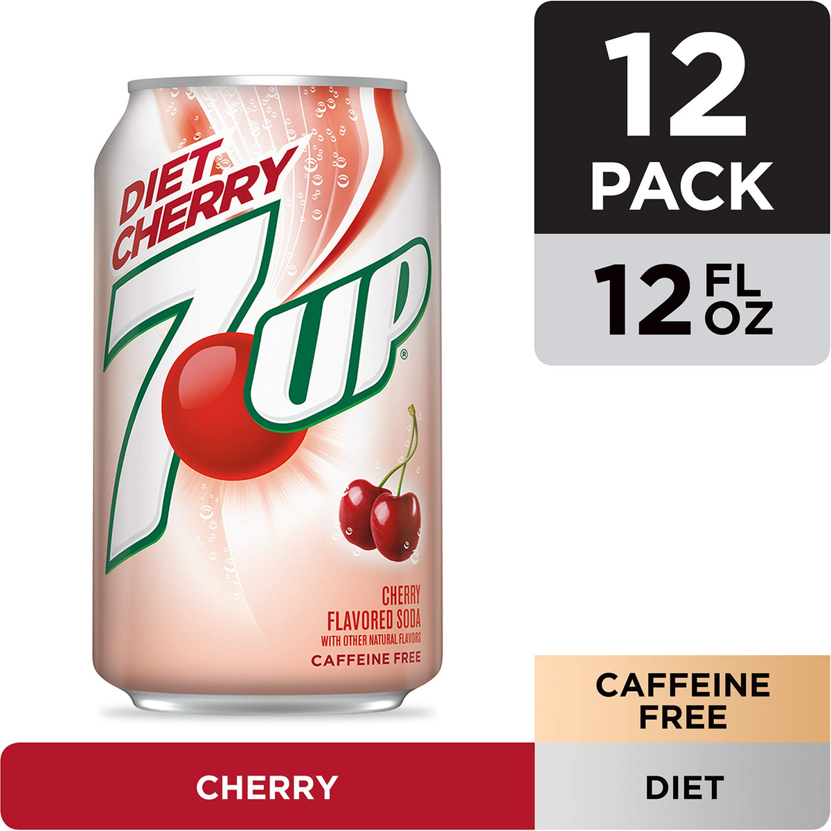 Diet Cherry Lemon Lime Soda, 12 Fl Oz (Pack Of 12) R962