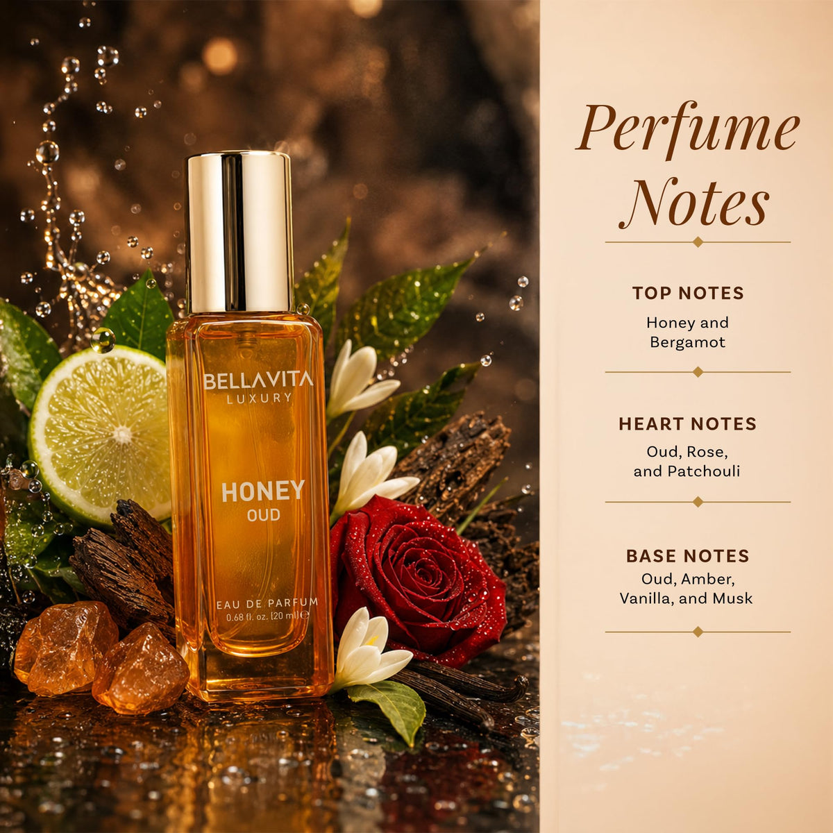 Unisex Perfume Gift Set with Honey & White Oud T47635