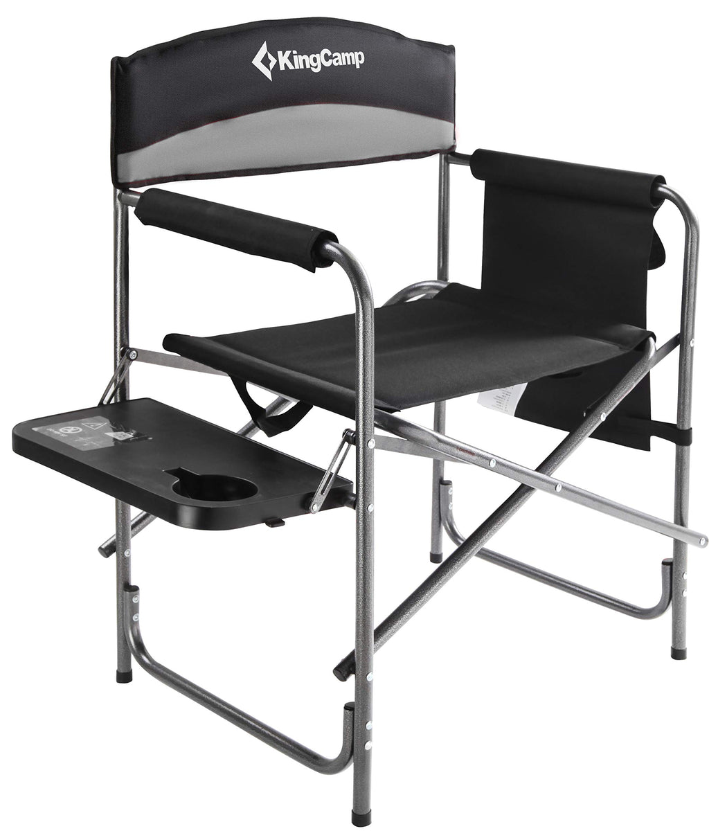 Heavy Duty Padded Folding Camping Chair with Side Table B851