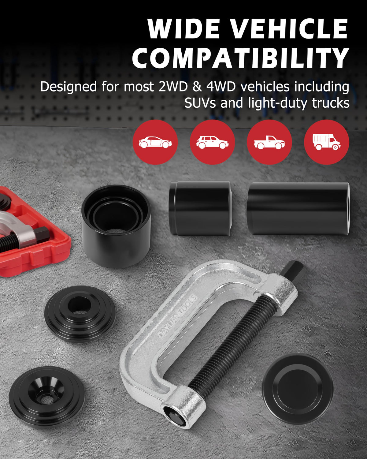 Ball Joint Press & U Joint Removal Tool Kit K173134