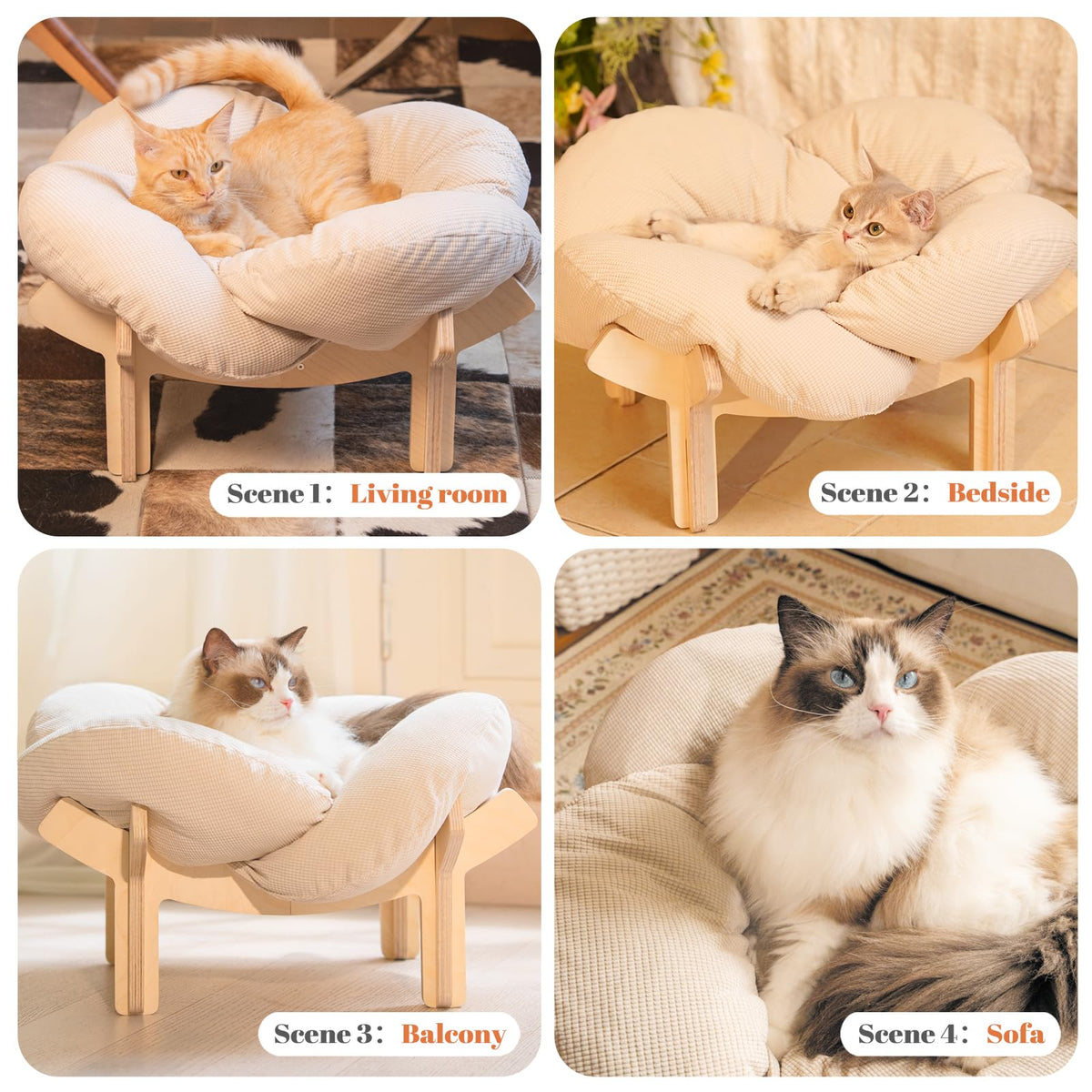 Elevated Cat Bed B304