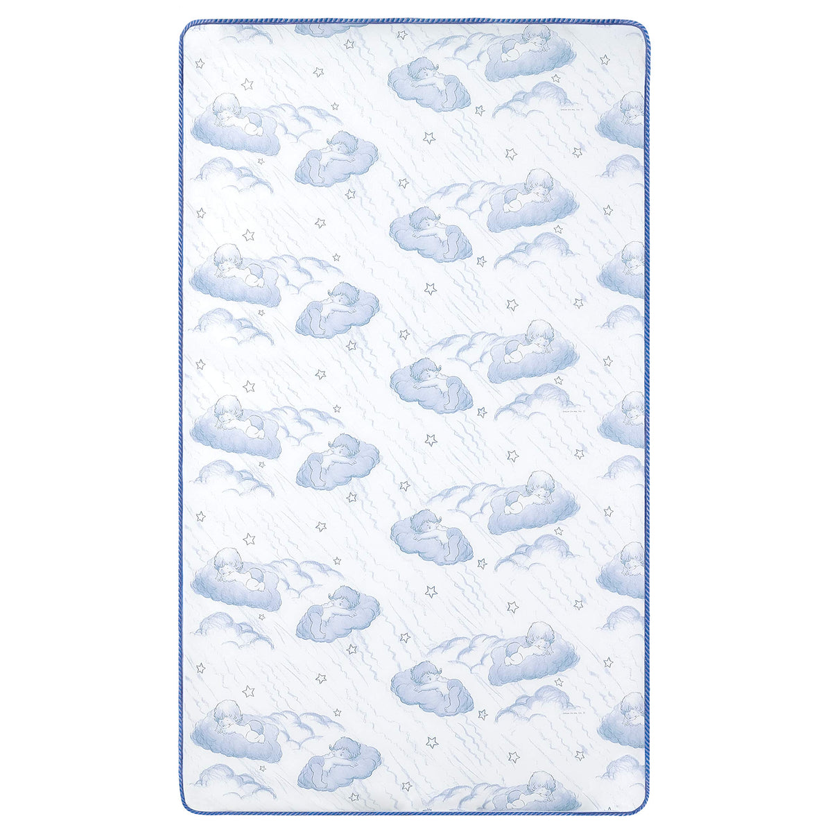 Blue 88 Coil Spring Crib and Toddler Bed Mattress J2234
