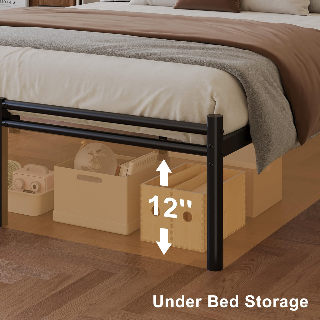 Full Size Bed Frame with Headboard and Footboard X621