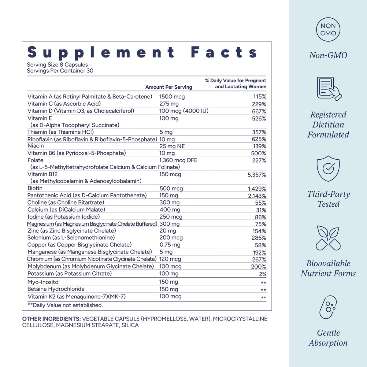 Prenatal Essentials 30 Servings M401789