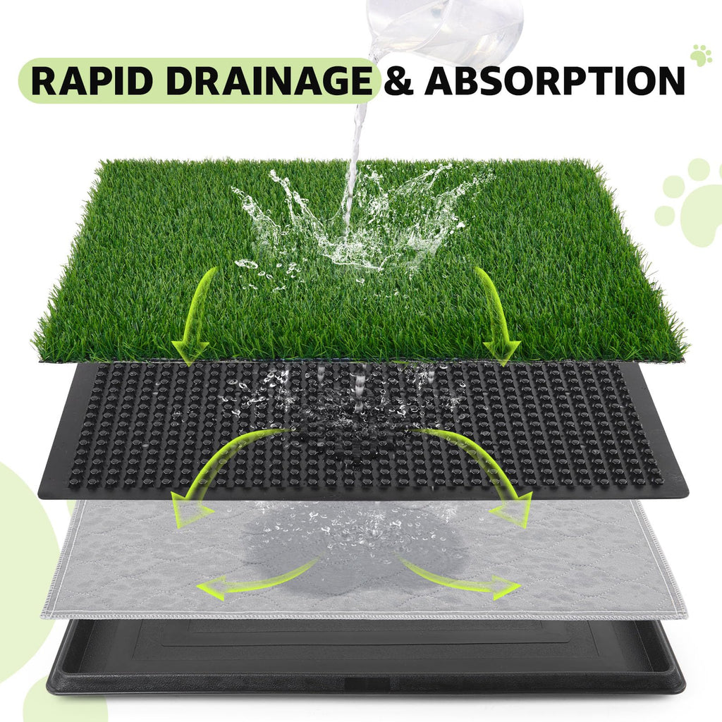 Dog Grass Pad with Tray 20.1x25.1in K86419