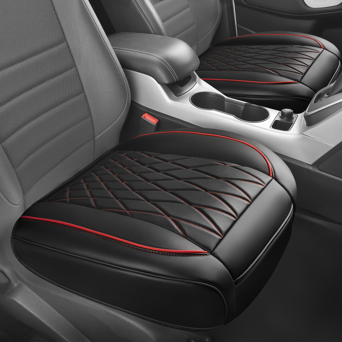 2 Pack Leather Front Car Seat Covers R653