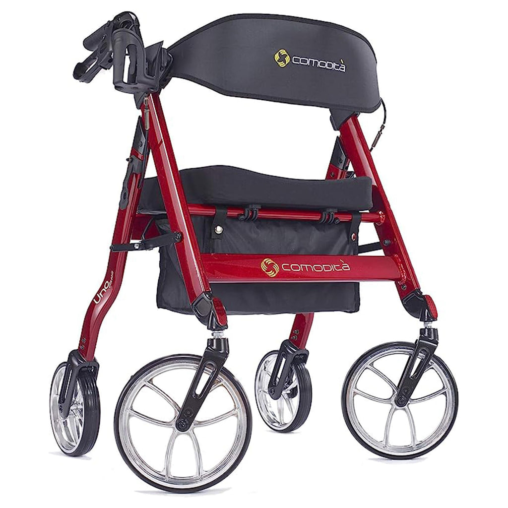 Rolling Walker with Orthopedic Extra Wide Seat and Brakes Z296