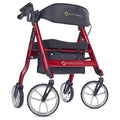 Rolling Walker with Orthopedic Extra Wide Seat and Brakes Z296