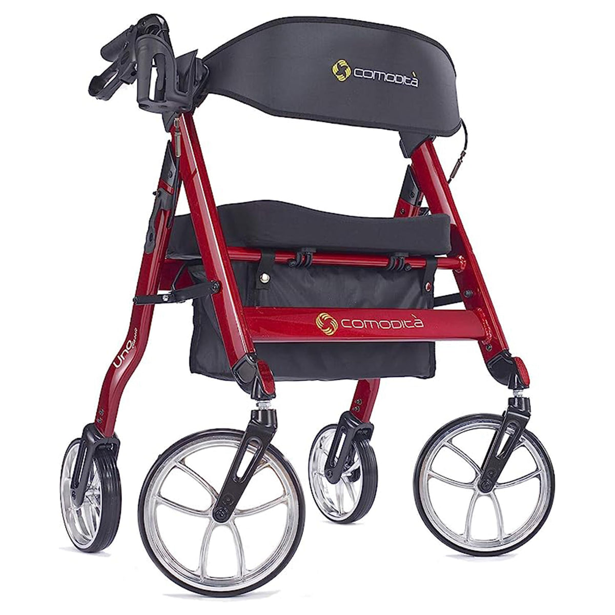 Rolling Walker with Orthopedic Extra Wide Seat and Brakes Z296
