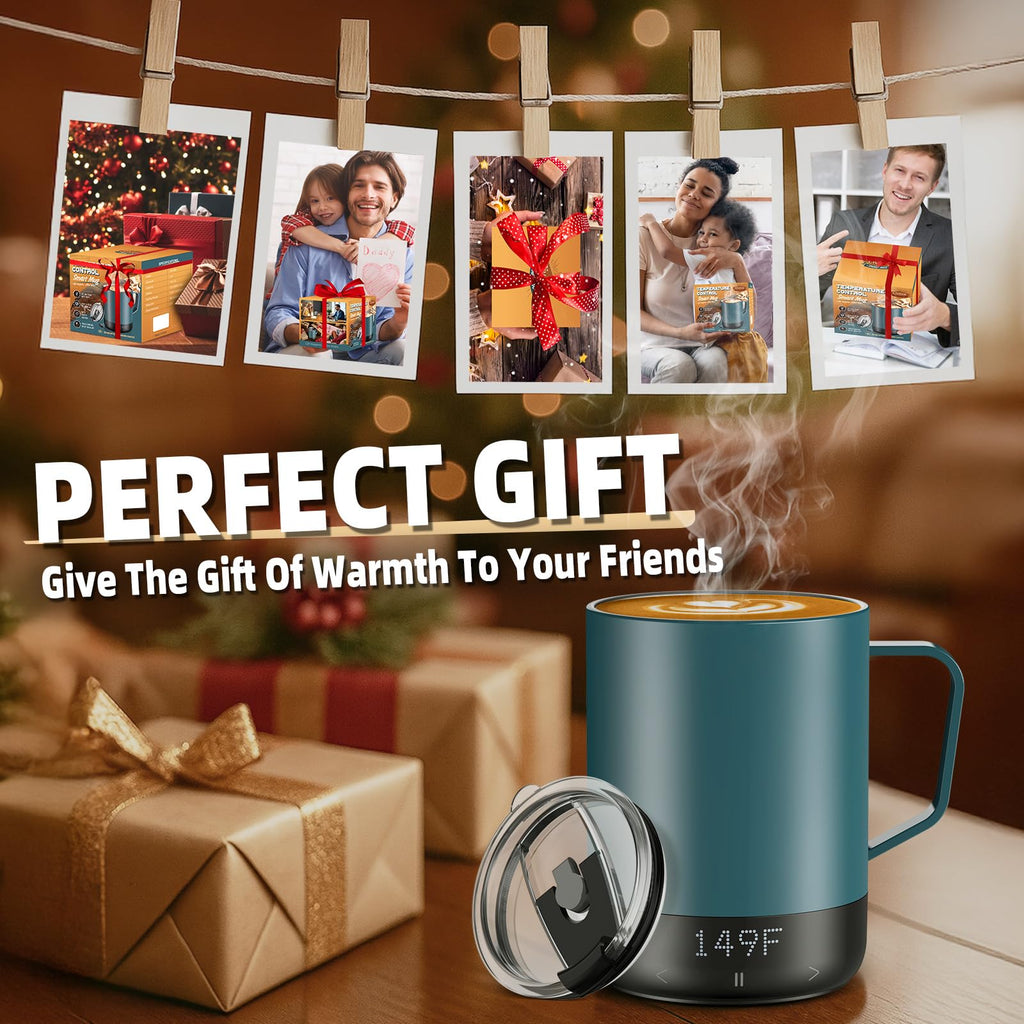 14 Oz Rechargeable Self Heating Coffee Mug Q482148