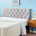 Stone Queen Size Upholstered Headboard Z5272