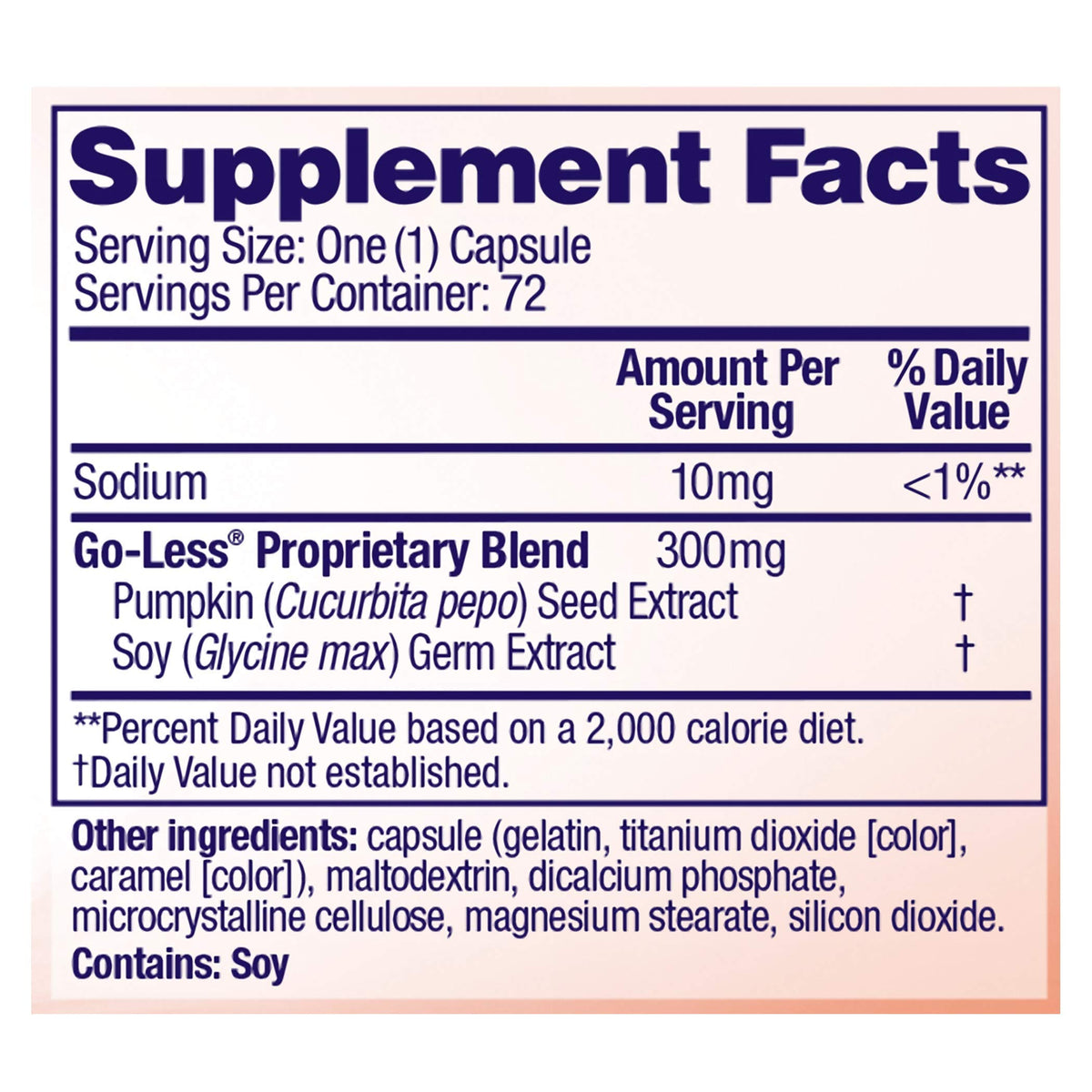 Bladder Control Daily Supplement C11655