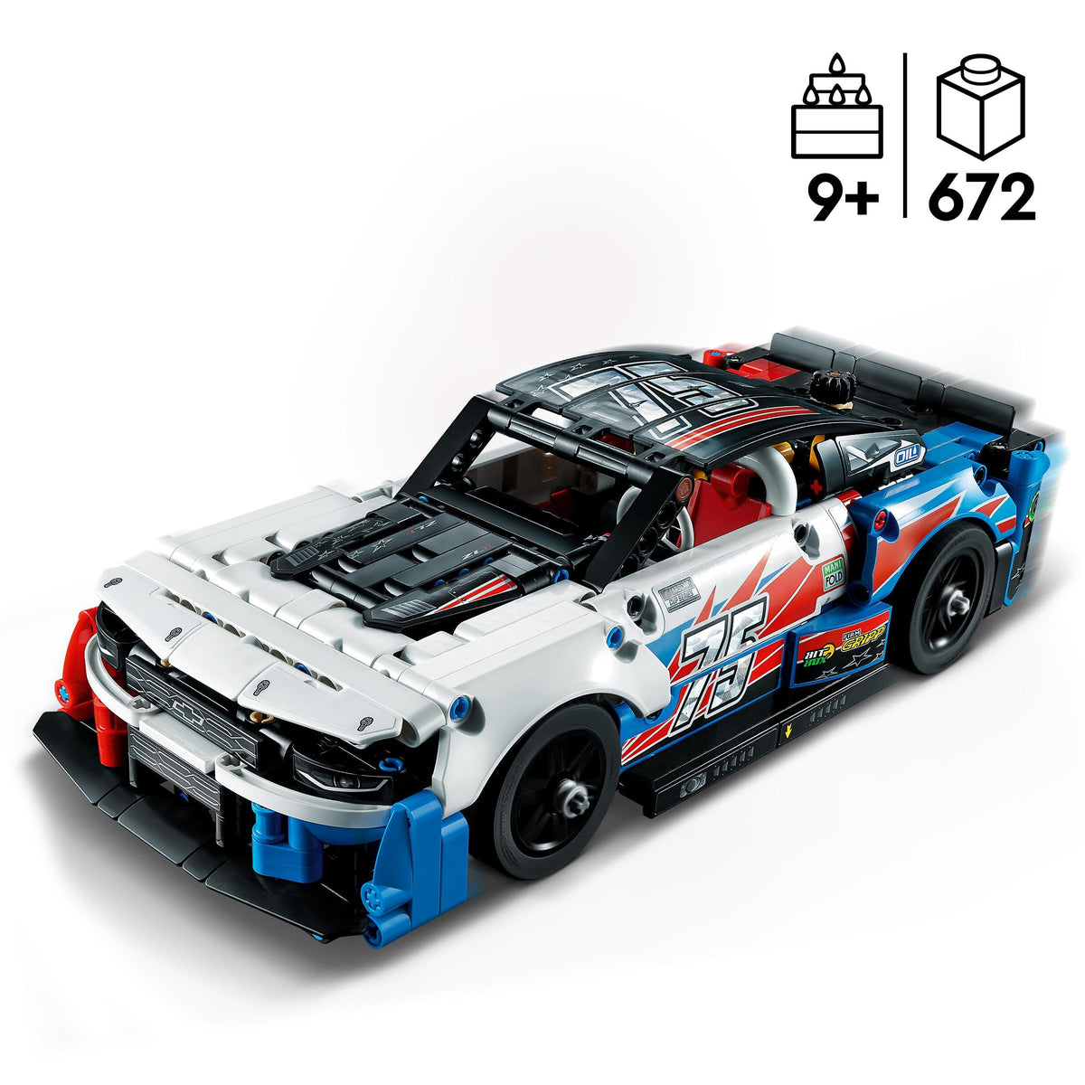 Technic NASCAR Next Gen Chevrolet Camaro ZL1 Model Car Kit D357