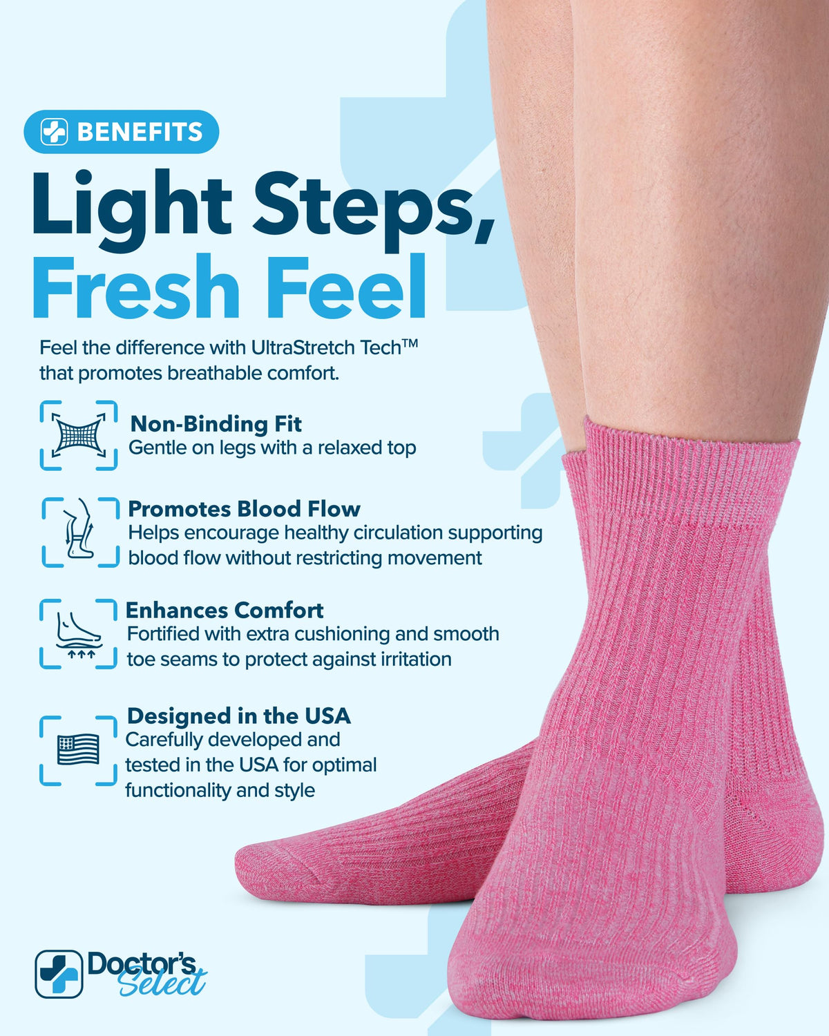 Bamboo Viscose Diabetic Socks 6 Pairs N80540