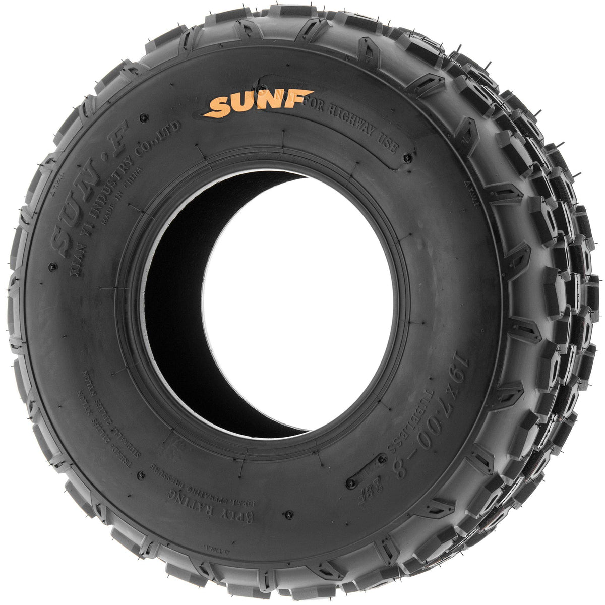 19x7-8 Tubeless 6 Ply Set of 4 F984