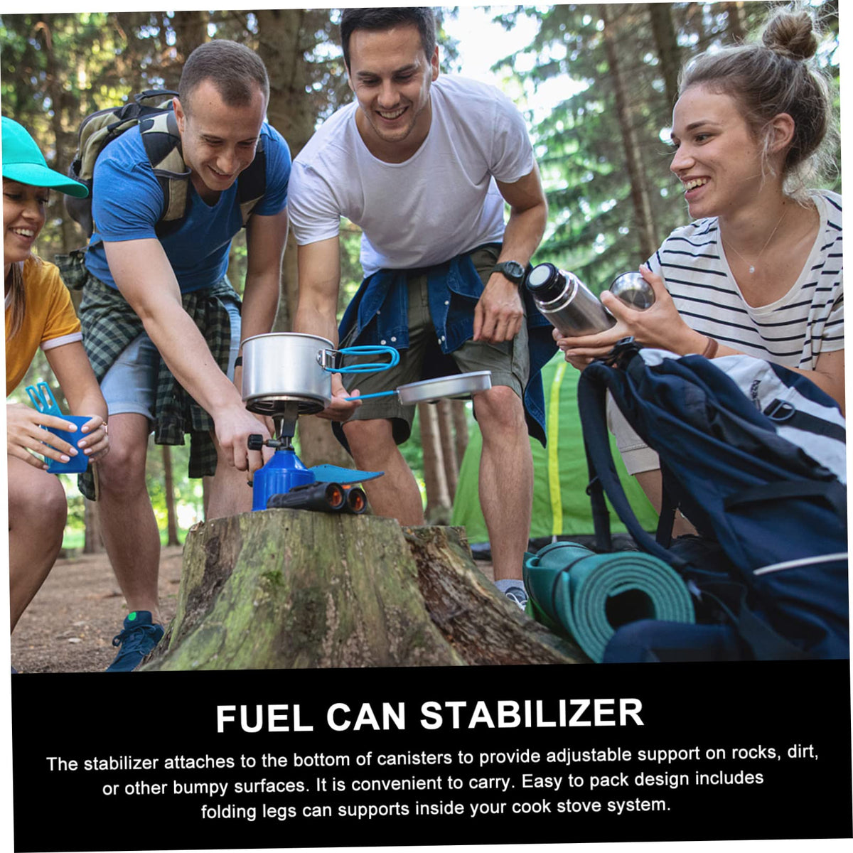 Canister Holder and Stove Tripod Stand F309536