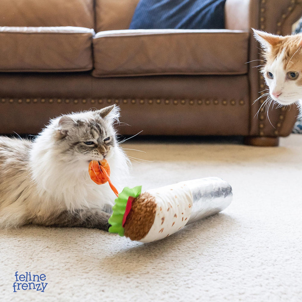 Catnip Filled Interactive Kicker Cat Toy O3481