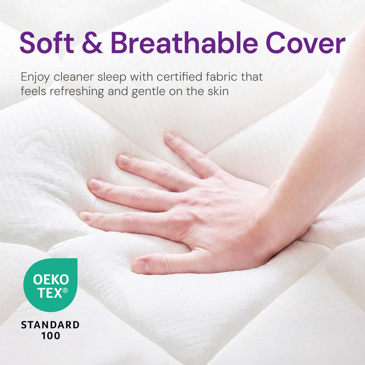 Full Size 8 Inch Hybrid Cooling Mattress L758