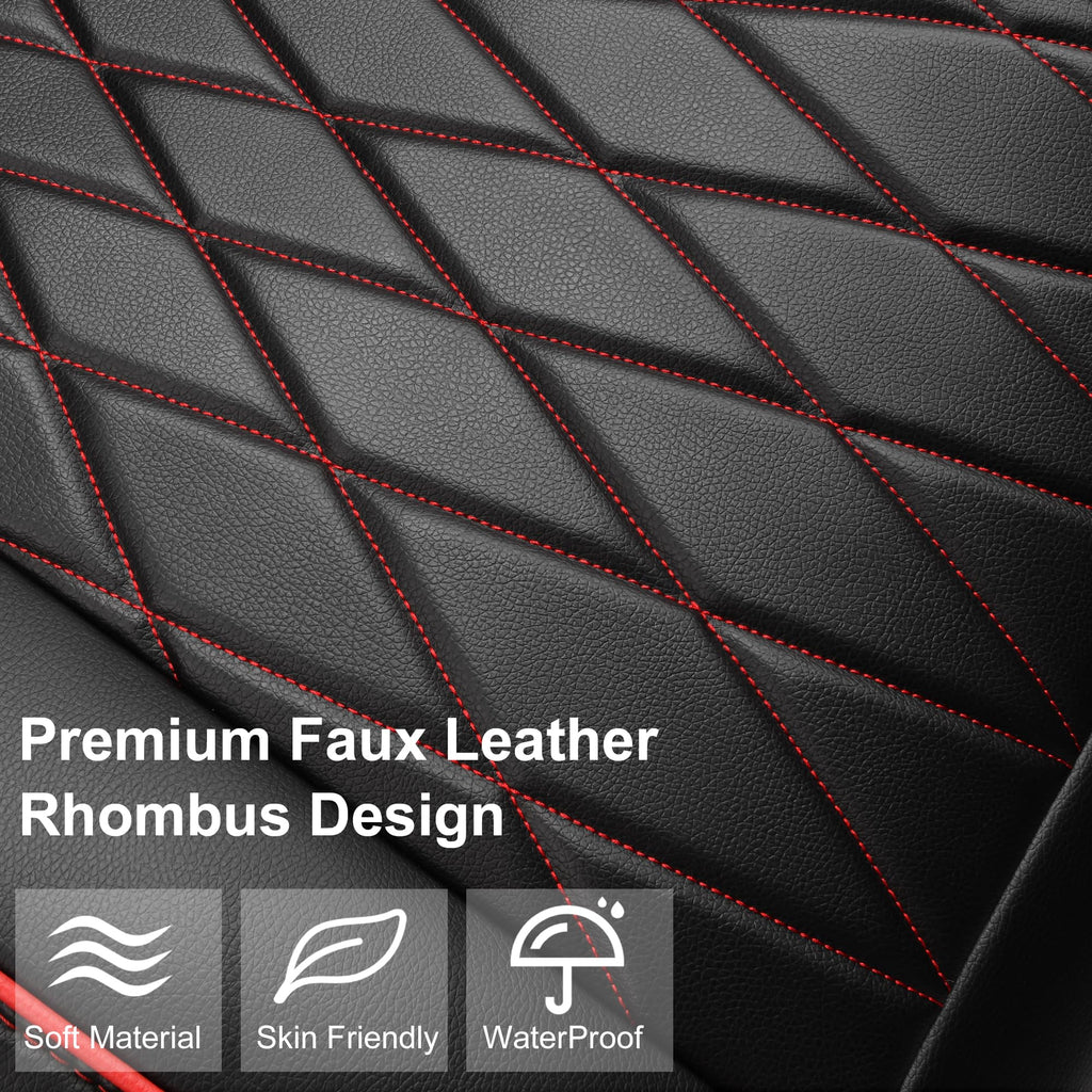 2 Pack Leather Front Car Seat Covers R653